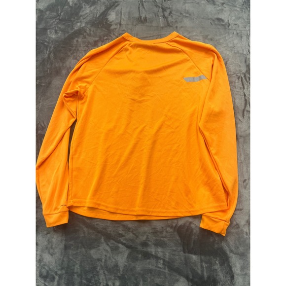 Dolfin Mens Orange Reflective Dryline Performance Long Sleeve Shirt 402DI Large - Picture 2 of 10